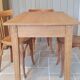 Solid wood kitchen table