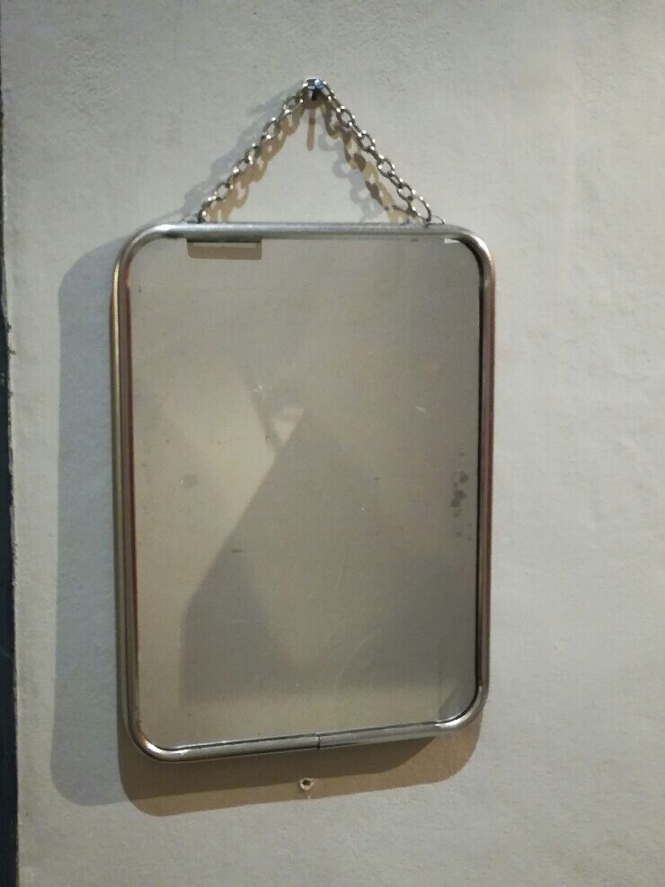 Mirror barber chain 13x18cm