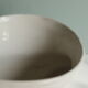 White glazed ceramic pot cover, 1950