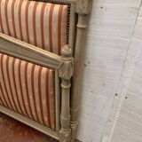 Lit de style Directoire en hêtre patiné XX siècle