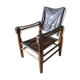Chair called Safari wooden and leather, 1950s