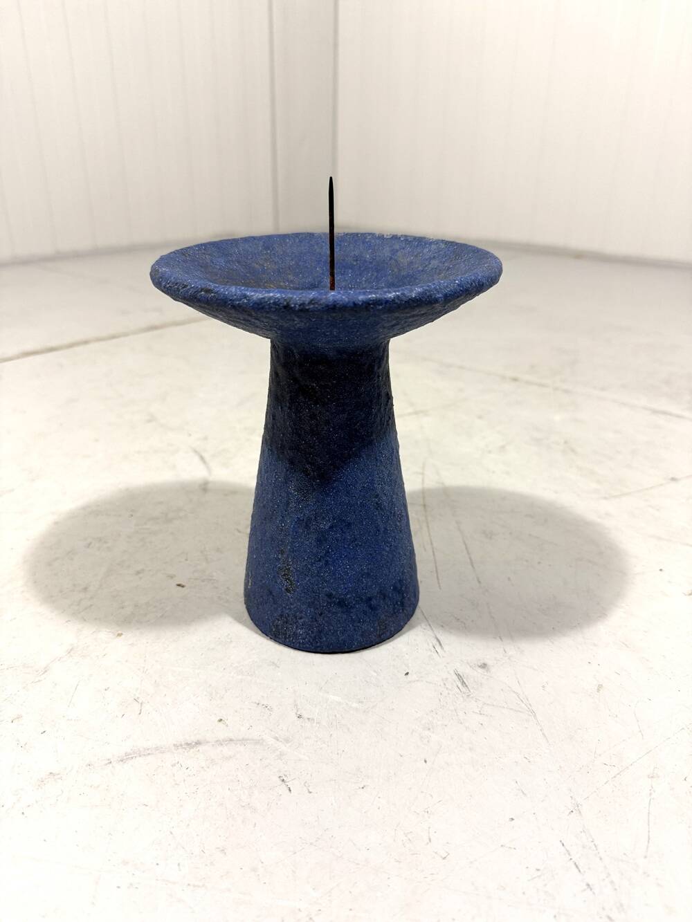 Blue ceramic candle holder 1960’s