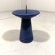 Bougeoir en céramique bleue, années 1960