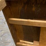 Old solid oak farm table stripped