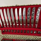 Household box 49 pcs in stainless steel with old E stainless steel D hallmarks