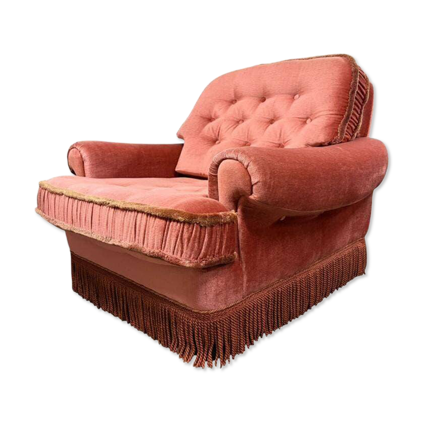 Vintage pink armchair