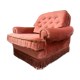 Vintage pink armchair