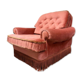 Fauteuil rose vintage