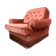 Vintage pink armchair