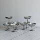 10 Letang Remy stainless steel footed cups