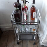 70s/80s chrome rolling table