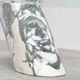 K1000 Carrara marble coffee table by Ronald Schmitt for Team Form AG