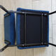 Pair of minimalist reupholstered seats from the 60s/70s