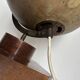 Vintage 1930 globe terrestrial Jacques Adnet world map J. Forest glass wood -