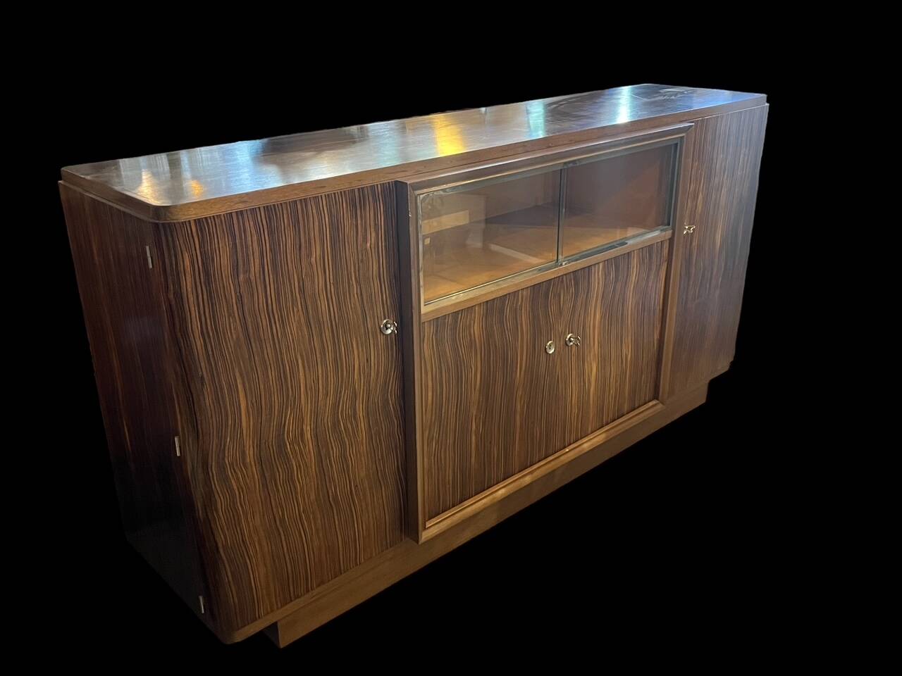 art deco sideboard in macassar ebony