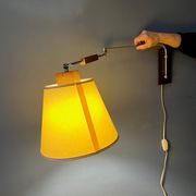 Applique lampe en bois
