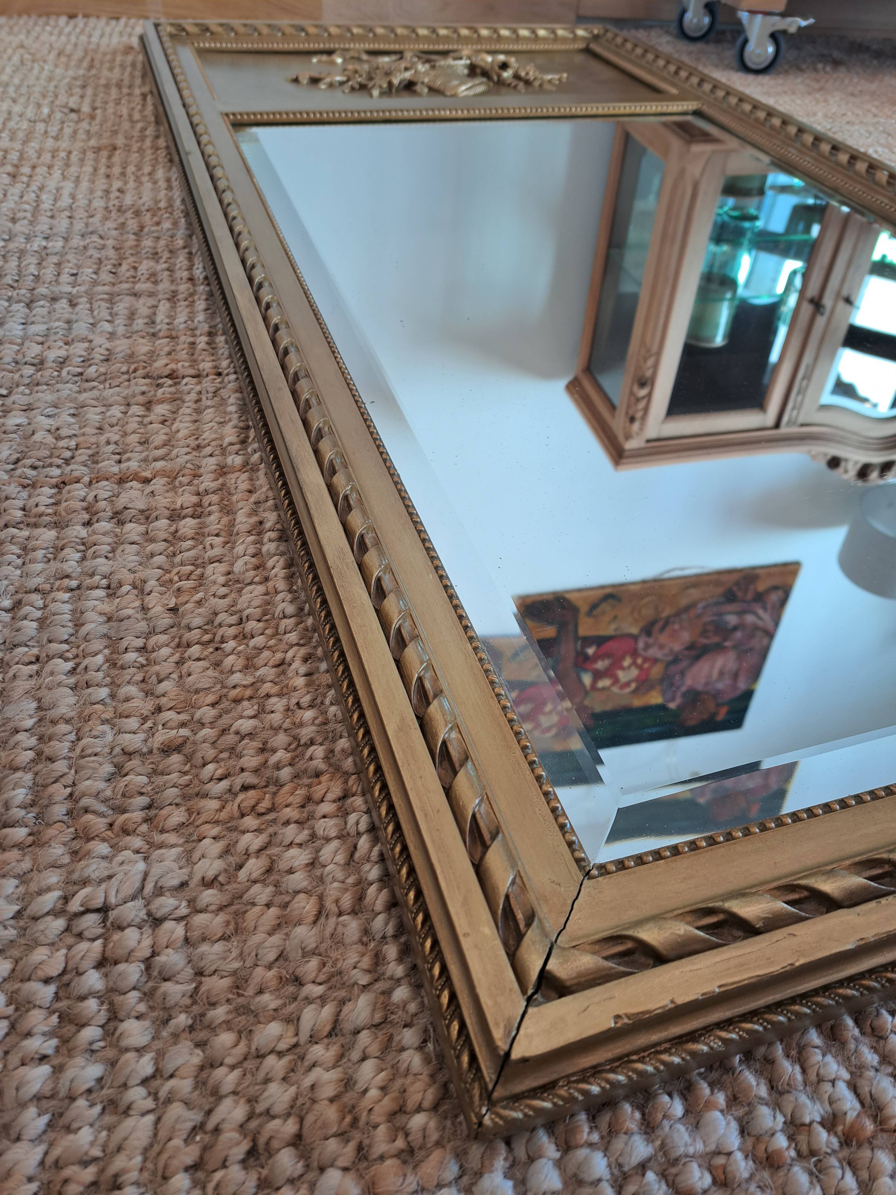Trumeau mirror in Louis XVI style