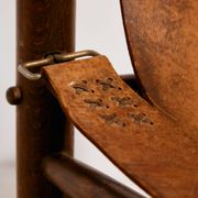 Fauteuil lounge en cuir de veau hongrois