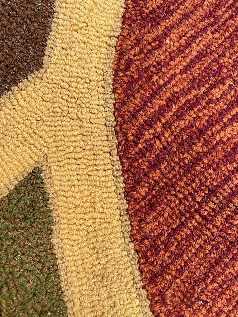 Tapis moderne polonais signé Tufté main 198x360 cm
