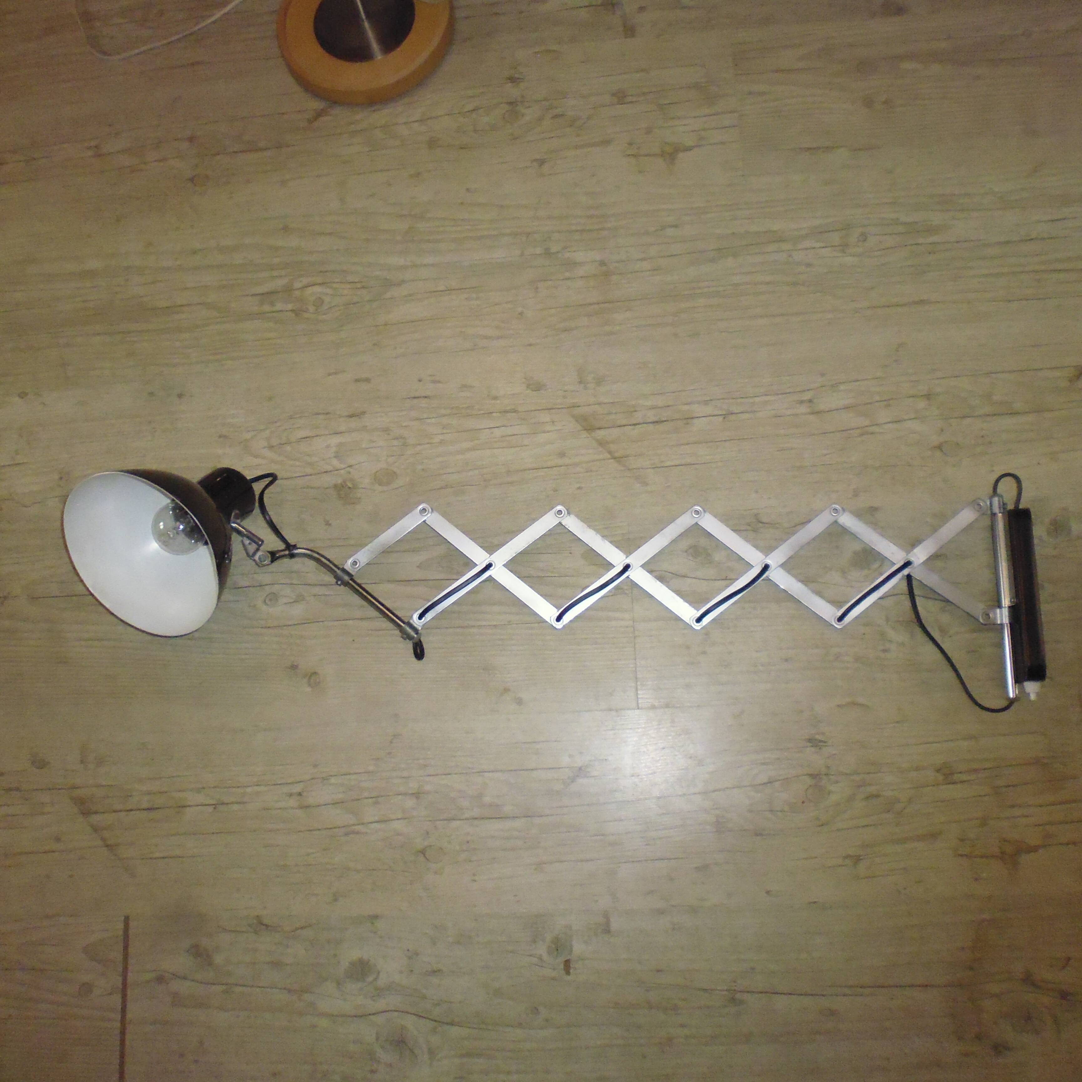 Former workshop lamp wall accordion 60-70s