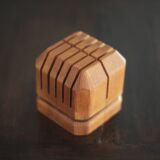 Accessoires fumeur bois signé Jacques Mauhin, nécessaire pour bureau