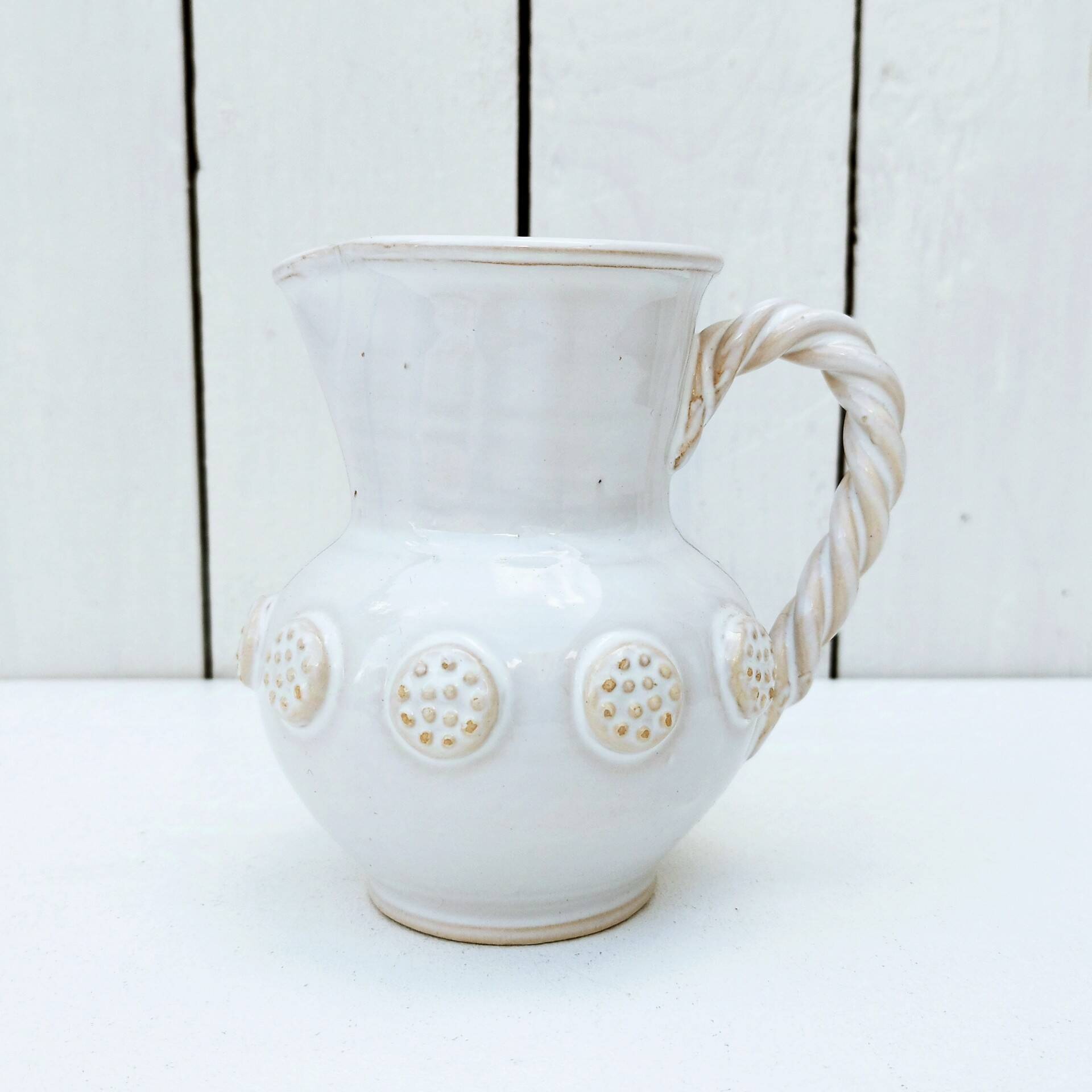 Malicorne ceramic pitcher by Emile Tessier