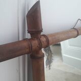 Antique bamboo-style mirror