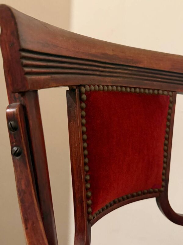 Chaise haute ancienne de croupier - Casino - tabouret de bar