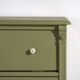 Commode ancienne vert olive (vers 1920) #55