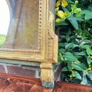 Mirror In Wood And Golden Stucco From Louis XVI XVIII Eme Century