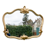 Miroir doré 76x63