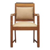 Fauteuil en chêne, Art Déco, années 1950, production : Danemark