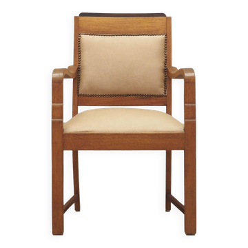 Oak armchair, Art Déco, 1950s, production: Denmark
