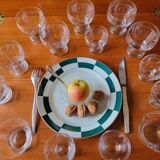 Art Deco Glass Service, 1950s