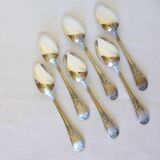6 vintage silver metal tablespoons 2106265