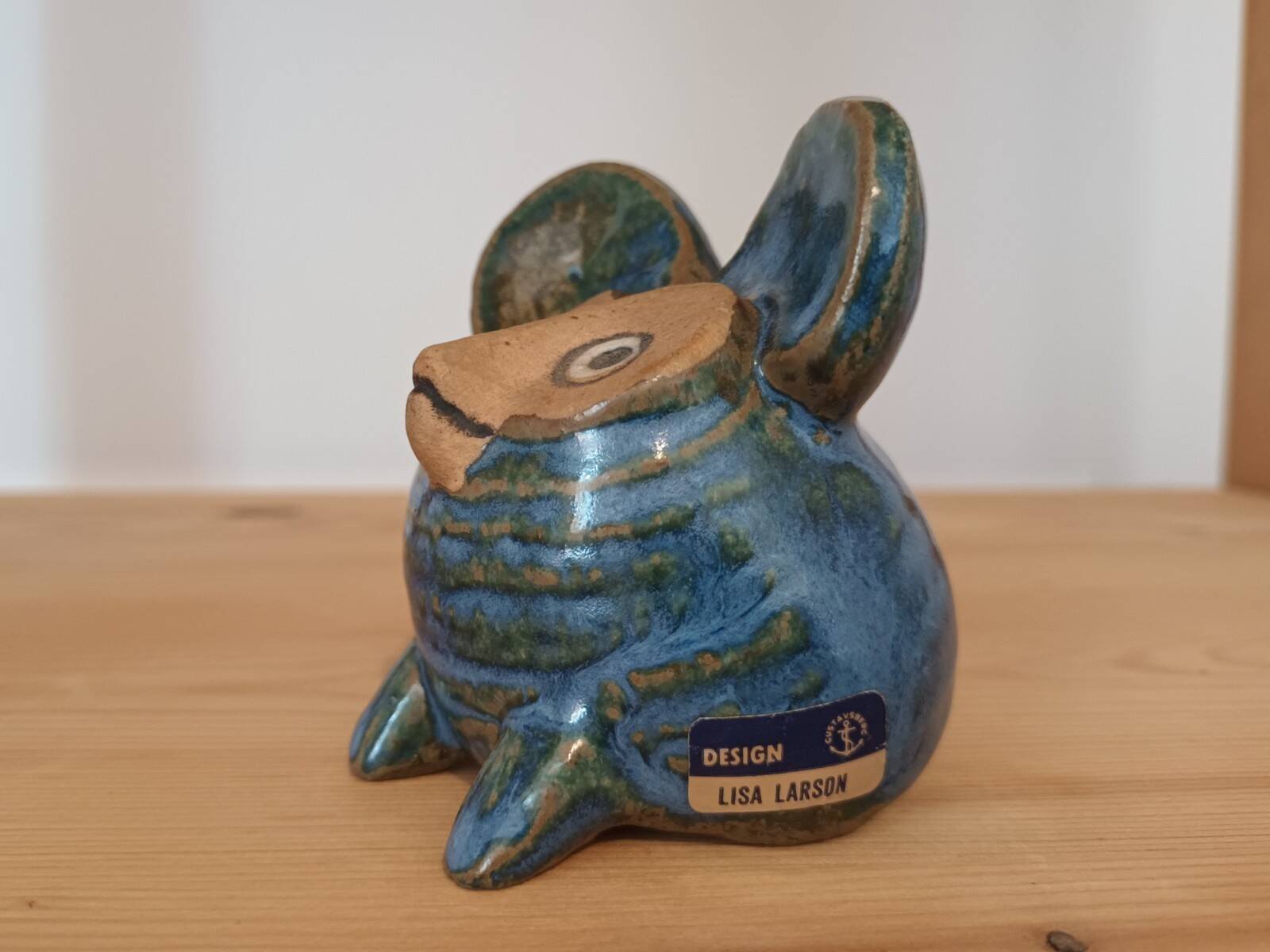Ceramic mouse Spökmus by Lisa Larson, Sweden