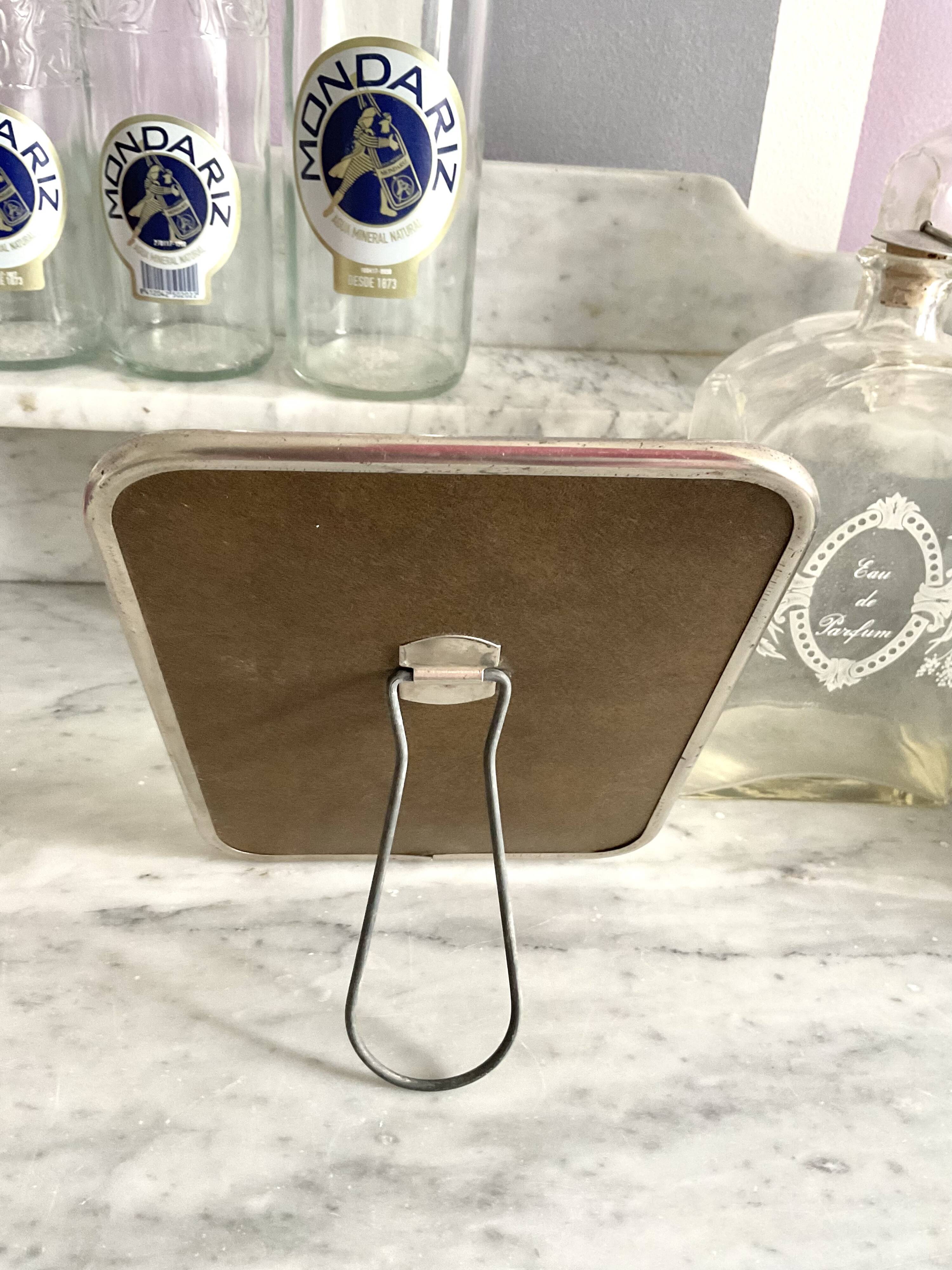 Vintage barber mirror 15x20cm