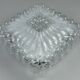 1960s/70s Ceiling Lamp, Flush Mount Glass, German Design