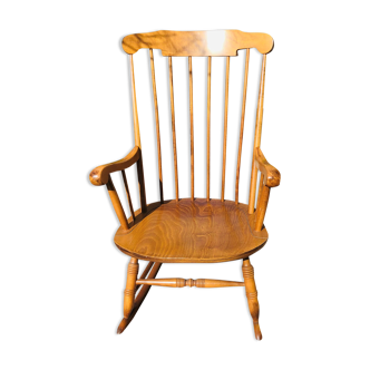 Vintage wooden rocking chair