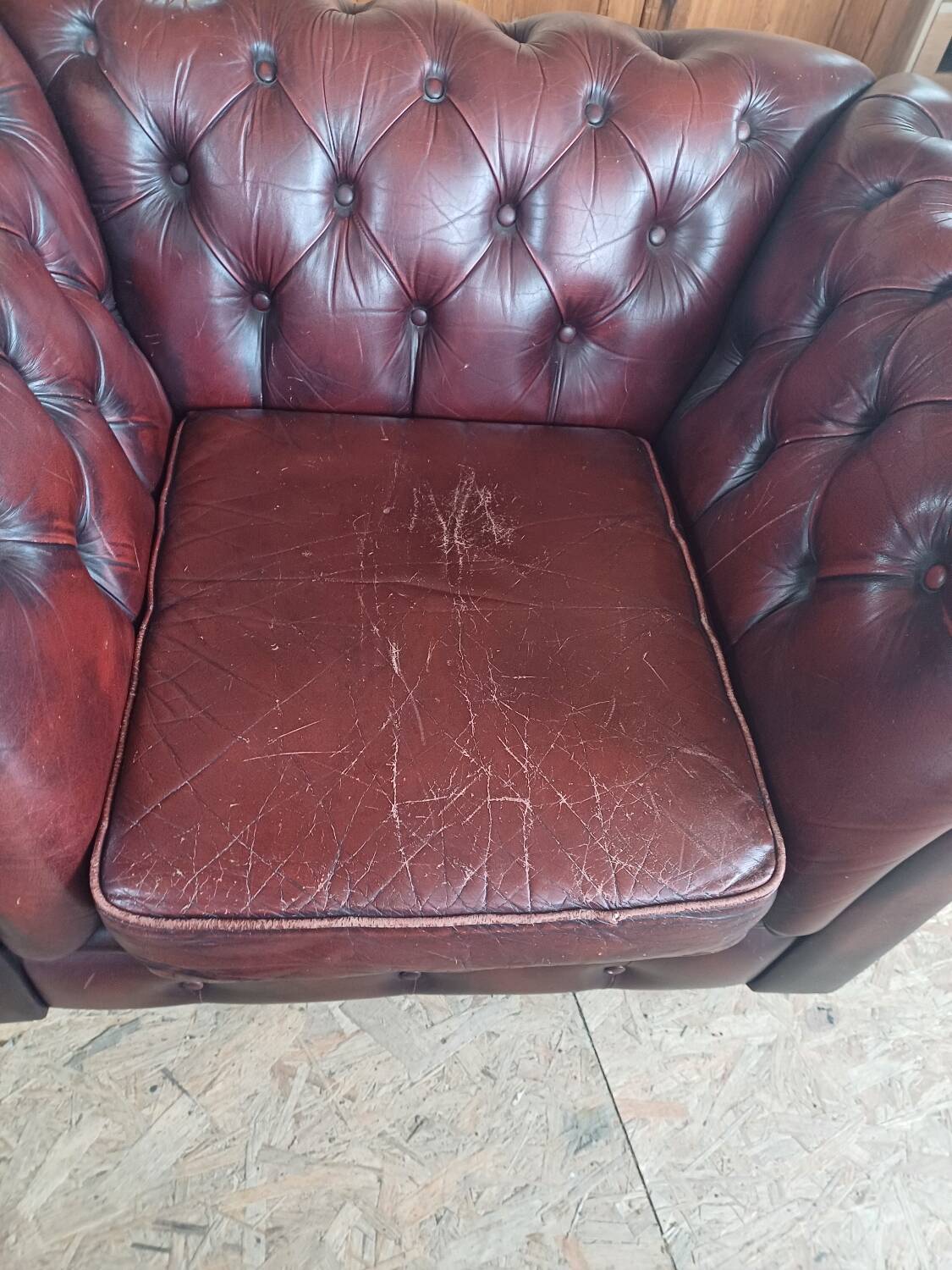 Chesterfield armchair