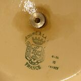 Servant silent emaux Longwy cake mignardises display