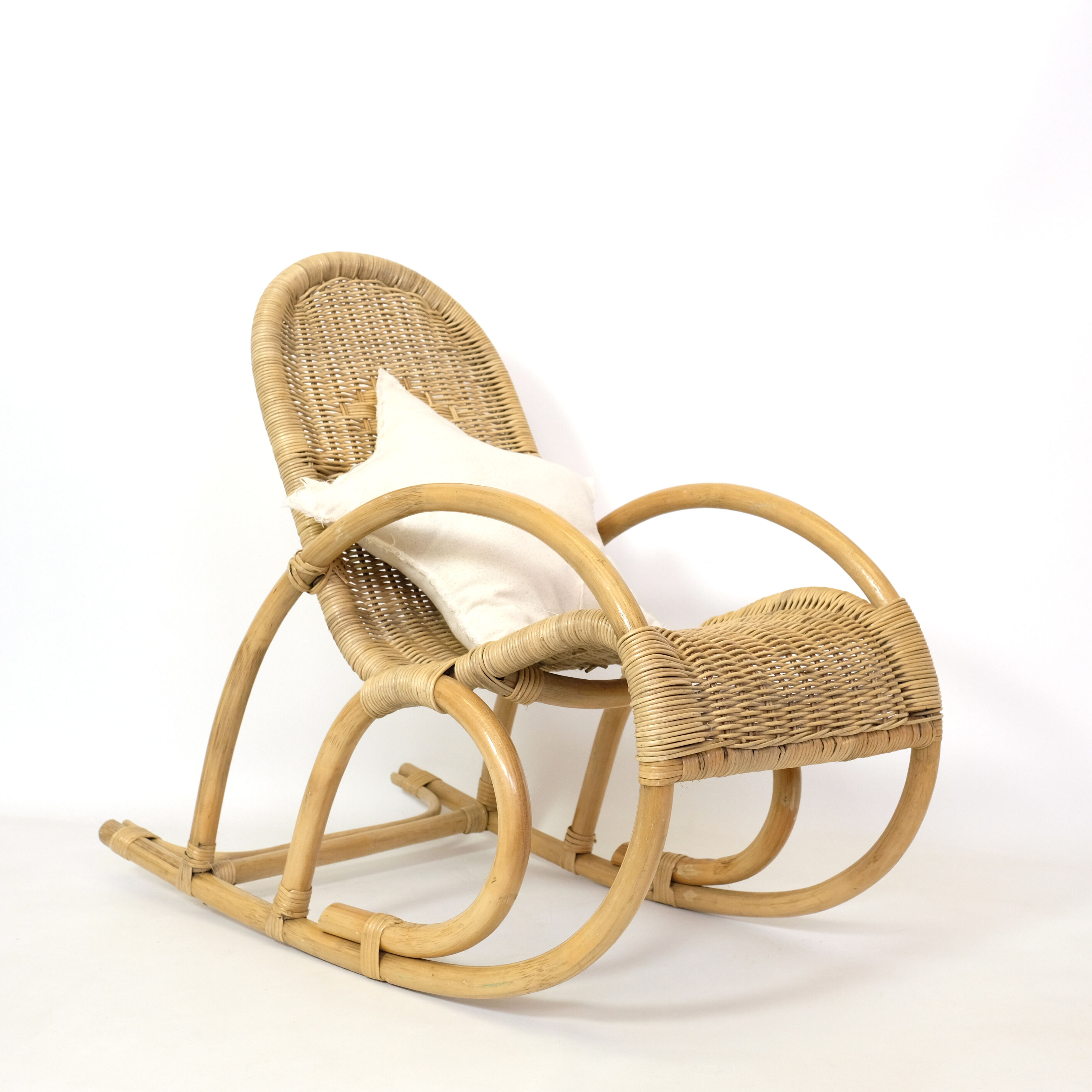 Fauteuil à bascule pour enfant des années 70