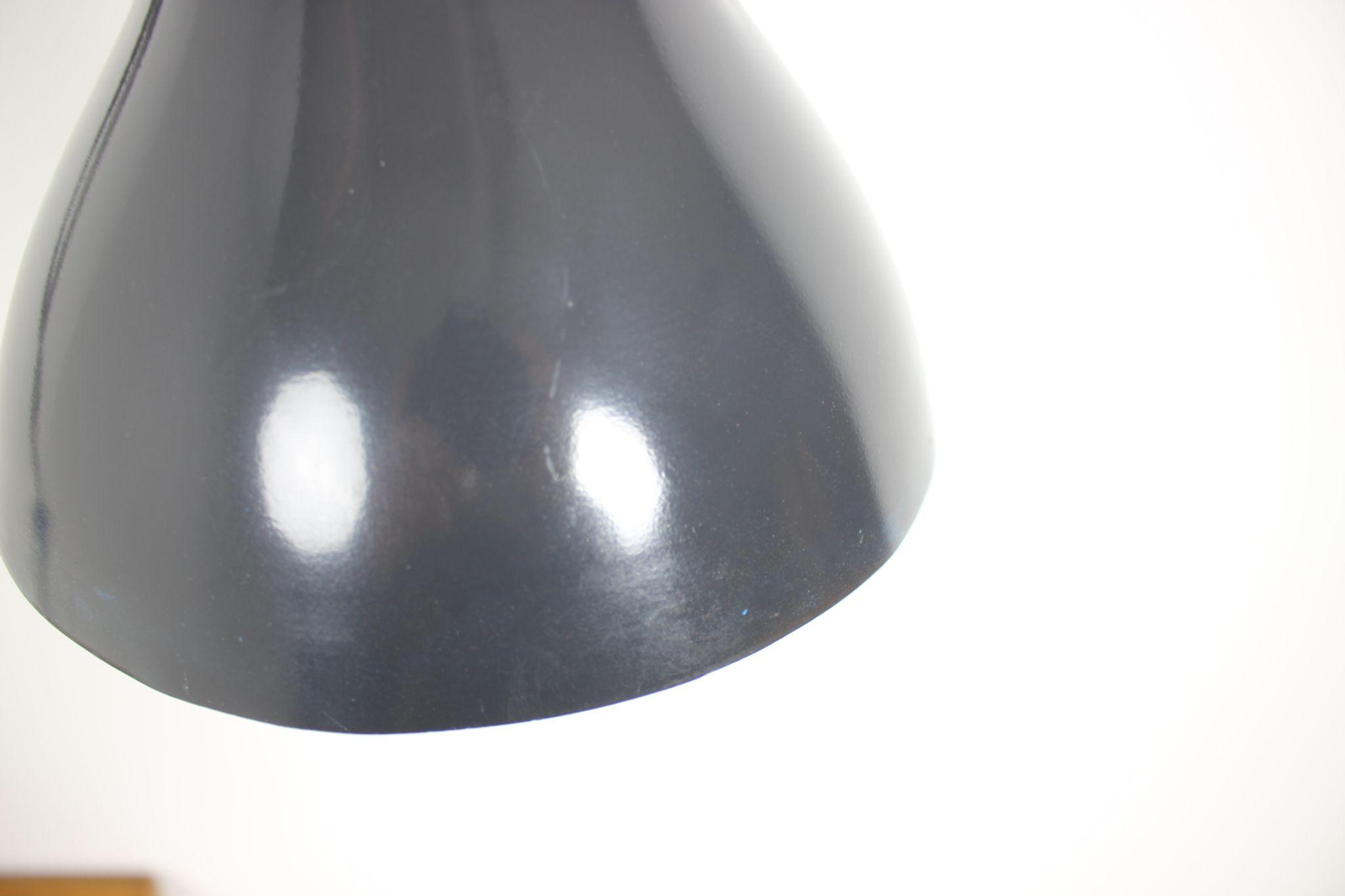 Mid-century work adjustable table lamp designed by Josef Hůrka for Napako, 1960's.