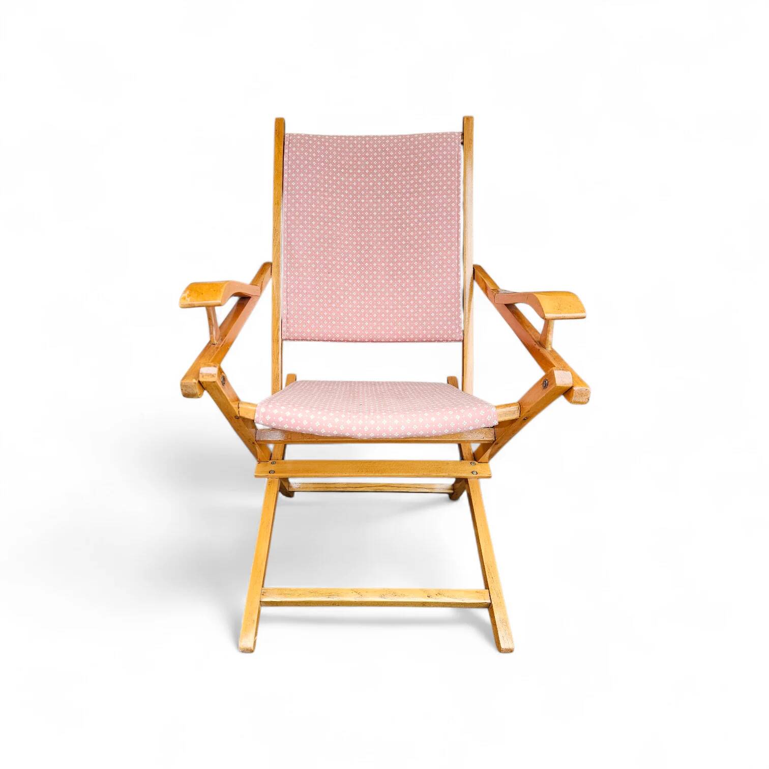 Foldable deck chair / 1950s