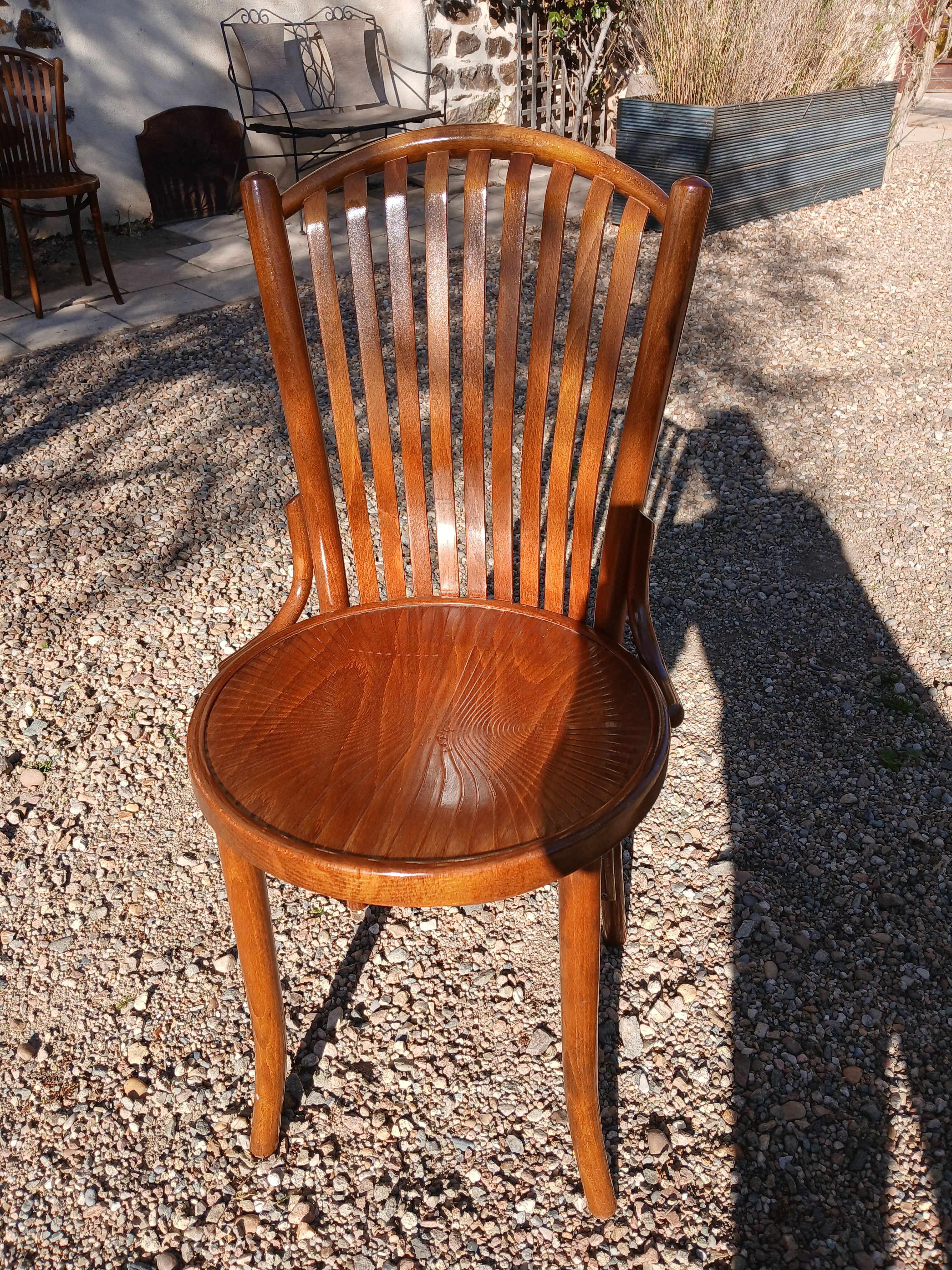 2 Thonet style bistro chairs