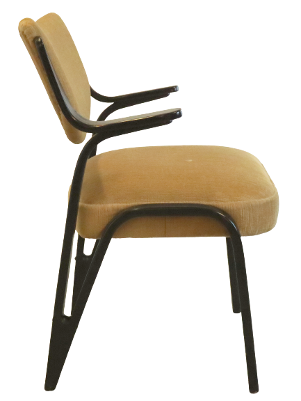 Vintage mid century schwingsessel 'fehrbellin'