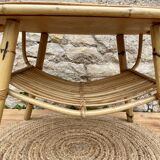 Rattan coffee table