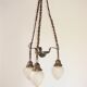 An Art Deco chandelier from the 1930s