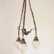 An Art Deco chandelier from the 1930s