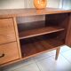 Low Scandinavian design sideboard in teak